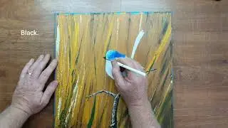 How to Paint a Magnificent Fairy Wren in Acrylics