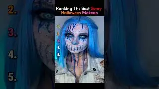 Ranking Best SCARY Halloween MAKEUP Transitions🎃🤡#HalloweenMakeup#Shorts#tiktokviral #transition