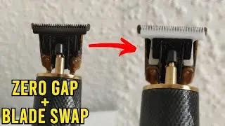 Kemei 1971 Zero Gap и руководство по замене керамических лезвий