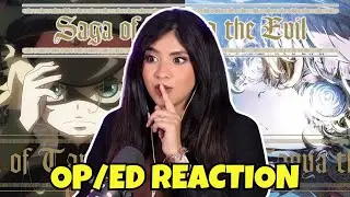 TOO CUTE TO BE EVIL! | Saga Og Tanya The Evil Opening and Ending BLIND REACTION (Youjo Senki)