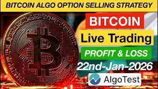 Crypto Options Selling Strategy for Monthly Income | Bitcoin Trading Full Day P&L Report