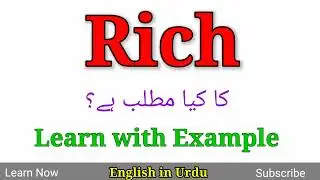 Rich Meaning in Urdu