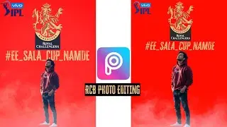 PICSART RCB PHOTO EDITING | IPL PHOTO EDITING | RCB TEAM PHOTO EDITING | IPL 2022 PHOTO EDITNG |