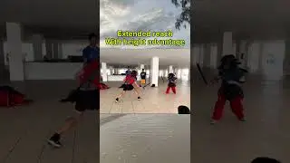 Tutorial in Padded: Extended reach with height advantage #arnis #tutorial #kali