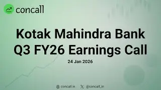 Kotak Mahindra Bank Q3 FY26 Earnings Conference Call | Concall.in