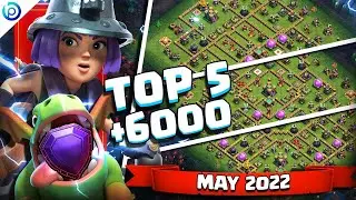 BEST LEGEND LEAGUE TOP LADDER BASES +6000 TROPHIES | Trophy Pushing Clash of Clans