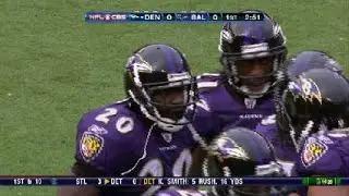 Reed causes fumble - Ed Reed hits Knowshon Moreno causing a fumble and the Ravens r