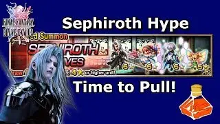 FF Brave Exvius | SUMMON EVENT - Sephiroth, Lila, Shylt, Mim