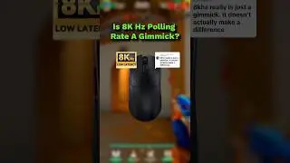 Is 8k Hz Polling Rate A Gimmick? #gamingmouse #wirelessmouse #pollingrate #valorant