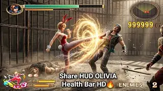 GOD HAND | RING ARENA 29-51 + SHARE TEXTURE OLIVIA HEALTH BAR
