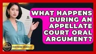 What Happens During An Appellate Court Oral Argument? - Courtroom Chronicles