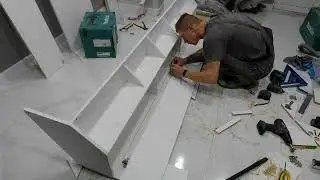 Сборка шкафа с нуля #мебель #строительство #diy #toptools #makita