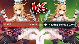 How Much Does Escoffier Heal? 4000 Attack VS Healing Bonus Build
