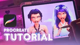 Draw K-pop Demon Hunters&rsquo; Zoey as a Bride | Procreate Tutorial