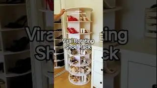 Rotating Shoe Rack | The Genius Space Saver Everyone Wants #shorts