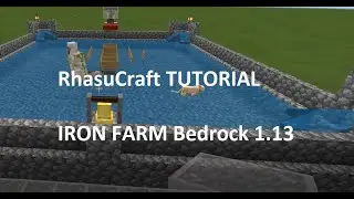 RhasuCraft TUTORIAL IRON FARM 1.13
