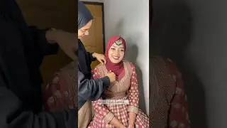 Bridal hijab rolling video🫶🏼#bridalhijab #bridalhijabtutorial #bridalhijabrolling #glowymakeup