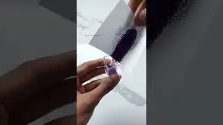 Purple 💜 Nano tape balloon art | BTS #shorts