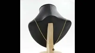 Collier 4 perles Citrine du Br&eacute;sil chaine en acier dor&eacute; inoxydable