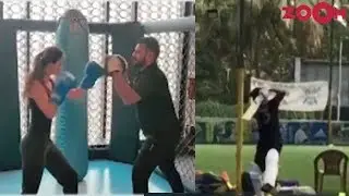 Disha tries to learn Butterfly Kick | Saqib Saleem trains for 83 the film starring Ranveer Singh