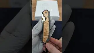 Large Sebenza 31 with Box Elder Inlay - CPM-MagnaCut by Chris Reeve Knives