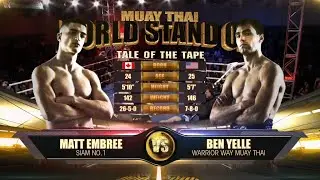 Matt Embree vs Ben Yelle - World Stand Off 4 - Push Kick Promotions