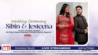 Sibin & Jesteena  | Wedding Ceremony | 07.01.2026 | malabar beats
