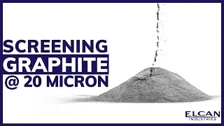 Screening Graphite Powder at 20 micron on Hi Sifter | Hi Sifter Screening Machine
