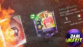 OUR FIRST CAMPAIGN MASTER ! | BUFFON | 90 v 120 OVR | FIFA Mobile 18 S2