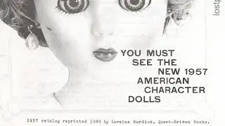 american character dolls 1957 catalogue