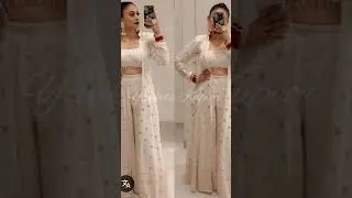 Beautiful, ❤️❤️ crop top palazzo set ❣️🤗💯💯 with jacket,❣️❣️ trending fashion,❣️❣️💯#shorts#