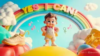 Yes I Can Song || Motivational Nursery Rhymes for Kids | Cartoon Kingdom TV 💚😍