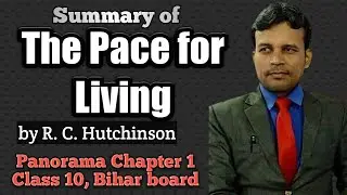 The Pace for Living - Summary