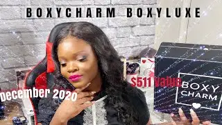 BOXYCHARM DECEMBER 2020 | BOXYLUXE UNBOXING | #BoxyGlitz|#Eve&Babes | #Boxycharm