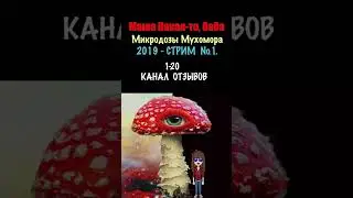 1-20. ГДЕ ОТЗЫВЫ О МУХОМОРЕ?  Микродозы Мухомора. Стрим с бабМашей №1-2019 #мухоморныймикродозинг