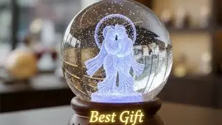 3D crystal Ball lamp review & Damo Galaxy Night lamp