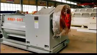 BBT front stencil mixing extruder used for mixing various raw materials in clay bricks making factor