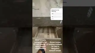 BBMP E katha rental income building available for sale near menakshi mall 630069405