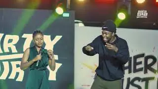 Stage drama at the revelation of mceeslimjoe slimjoe thirty thirty 