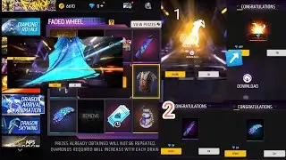 DRAGON ARRIVAL ANIMATION CREATE OPENING! FREEFIRE FADED WHEEL OPENING! #freefire #freefireindia