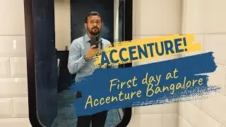 First Day at Accenture – Real Experience! | NJX Session, Office Tour & Food Vlog