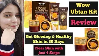 Wow Skin Science Luxuriant Ubtan Kit Review with demo || Clear & glowing skin in just 4 steps