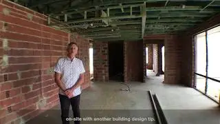 Building a new home - an explanation of ceiling feature