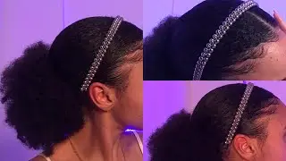COMO FAZER PUXINHO LAMBIDO NO CABELO CRESPO|| PENTEADO