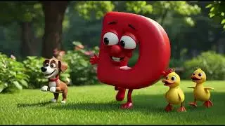 The Letter D Makes New Friends! | Learn Letter D with Duck, Dog, Door & Drum | ABC Song for Kids&rdquo;