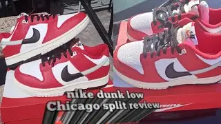nike dunk low Chicago's split review