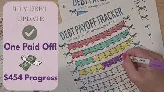 Goodbye to Another Bill! 👋 July Debt Payoff Update