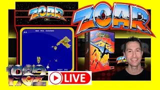 Zoar (Arcade) - Chronologically Gaming is LIVE! #arcade #dataeast #shootergames #shootemup #retro