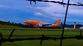 Scoot | (9V-TNA) takeoff, landing | planespotting at davao airport
