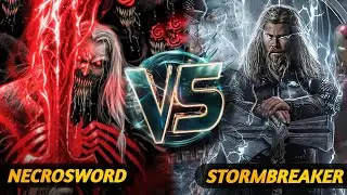 Knull Necrosword vs Thor Stormbreaker